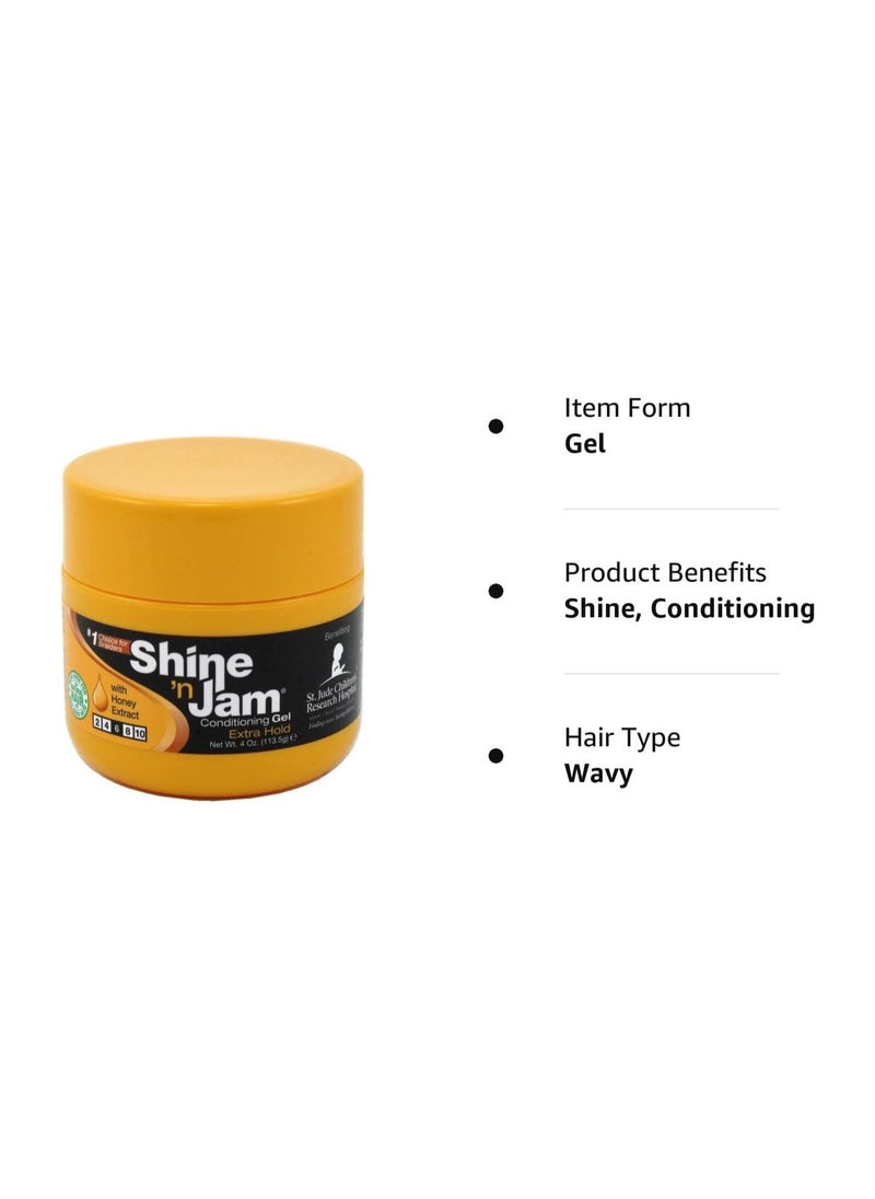 Shine 'n Jam - Shine & Jam Ultra Firm Moisturizing Gel 4 oz - Image 1