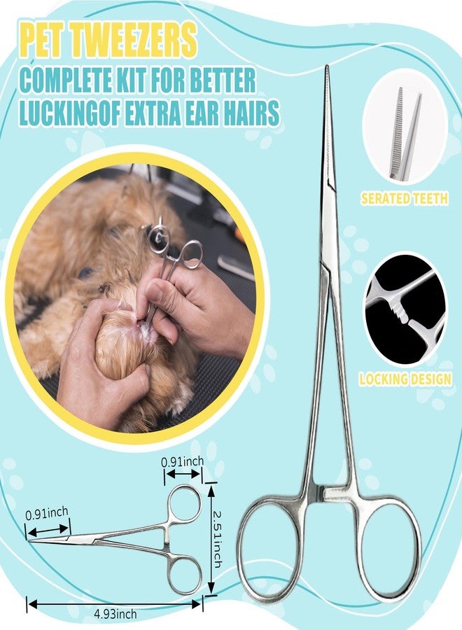 بودرة أذن الكلاب من أومي جيم ٥٠ غرام - علاج التهابات أذن الكلاب مع أداة إزالة شعر الأذن - بودرة أذن للحيوانات الأليفة - تساعد على إزالة الشمع والحفاظ على نظافة وجفاف الأذنين - Image 5