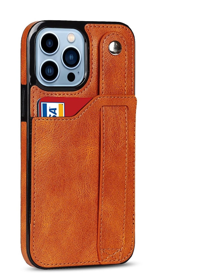 Loquat Suitable For iPhone Back Cover Anti Falling Mobile Phone Leather Case - Image 2