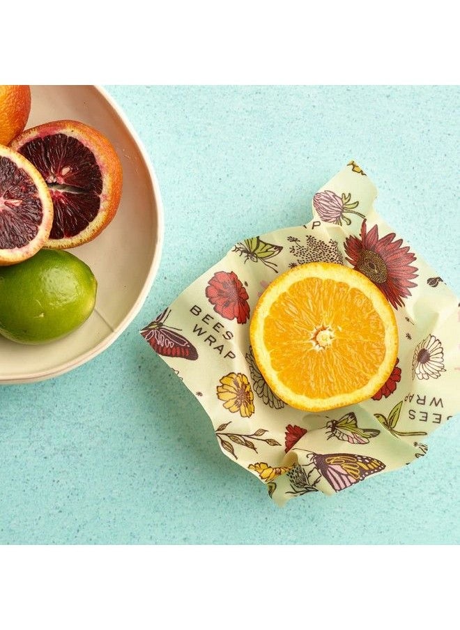 Bee's Wrap Vegan 3 Pack Made In Usa With Certified Organic Cotton Plastic And Silicone Free Reusable Plantbased Food Wraps 3 Pieces (S M L)  - Image 5