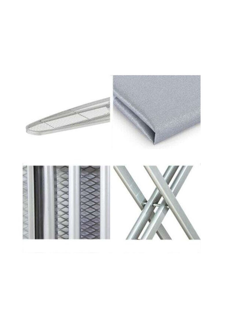 Enmac Black Ironing Board, Heat Resistant Iron Board With Steam Iron Rest, Foldable Ironing Stand. with dork Gray Color structure 110 x 34 cm - Image 3