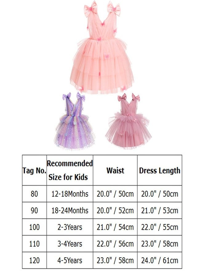 IMEKIS Toddler Girls Butterfly Birthday Dress Rainbow Tulle Formal Wedding Party Ruffle Tutu Dresses Photo Shoot, Sage Green Floral, 2-3 Years - Image 5