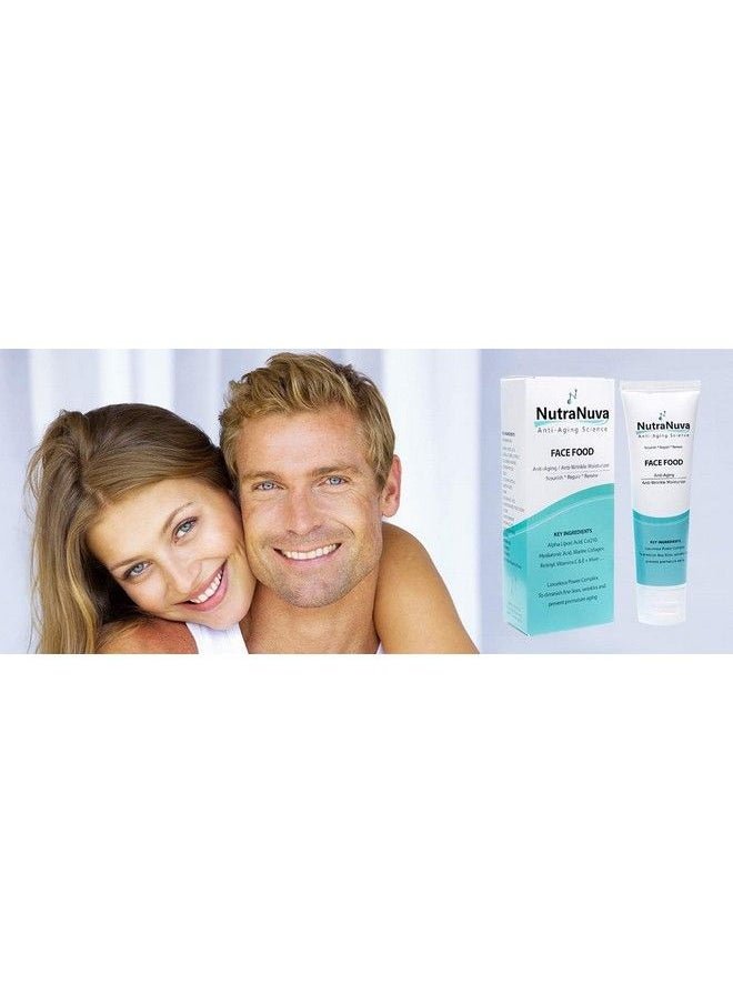 nutranuva - Anti Aging Face/Neck Cream & Eye Wrinkle Vegan Moisturizer Hyaluronic Acid Ghk Copper Peptides Coq10 Vitamin C & E Retinyl Phytoceramides Collagen Protein Night/Day Skincare - Image 1