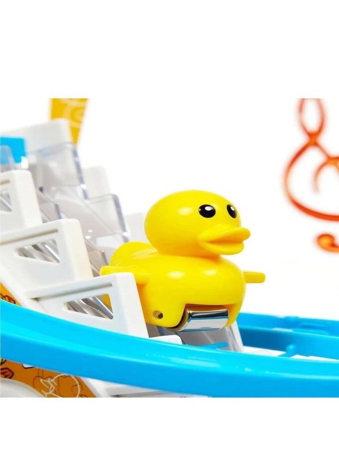 SHASHIKIRAN Duck Track Toys for Kids – Stair-Climbing Escalator with Lights & Music, Includes 3 Small Ducks – Interactive Duck Track Slide Toy – Perfect Toddler Gift - Image 4