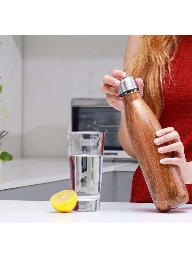 زجاجة فراغ بني 500 مل - Image 3