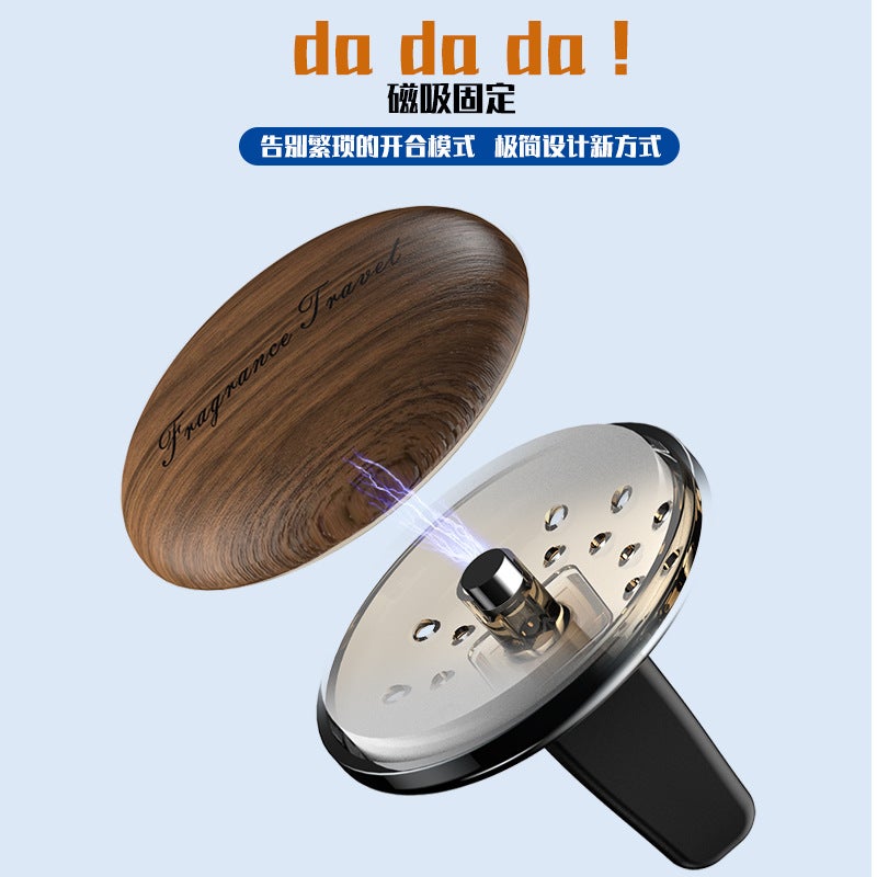 Wooden Car Air Freshener Solid Perfume - Image 4