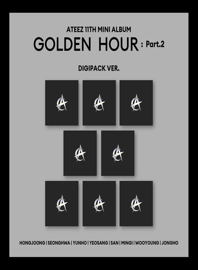 Koread ATEEZ GOLDEN HOUR : Part.2 11th Mini Album - Digipack version (YUNHO Ver.) - Image 1