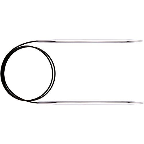 Knitter's Pride 7/4.5mm Cubics Platina Fixed Circular Needles, 16" - Image 1