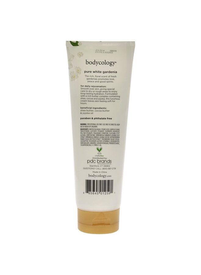 Bodycology كريم الجسم من جاردينيا البيضاء النقية للنساء 8 أونصات - Image 2