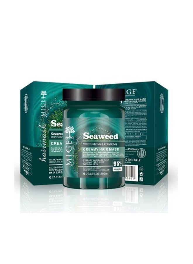 Mige Seaweed Creamy Hair Mask 800 ML - Image 1