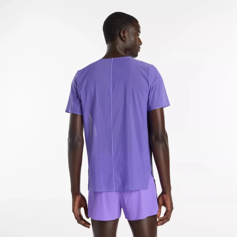 New Balance Electric Purple Men's Race Day Ultra Light Printed T-Shirt for Men | Best Price UAE