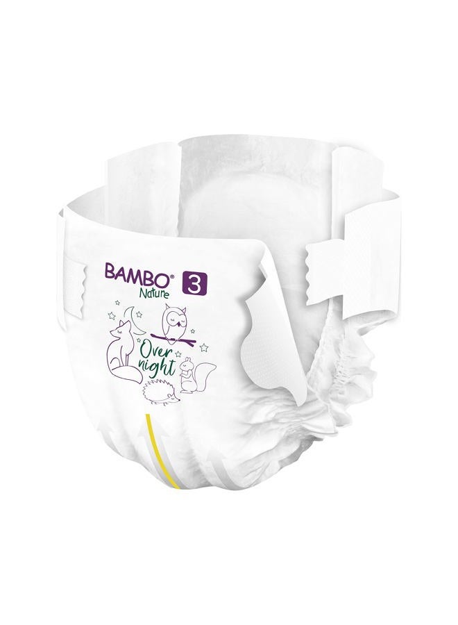 BAMBO NATURE حفاضات أطفال ليلية (المقاسات 3 إلى 6)، مقاس 3، 26 قطعة - Image 2
