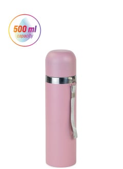Thermos Flask 500ml - Insulated Vacuum Flask -Pink