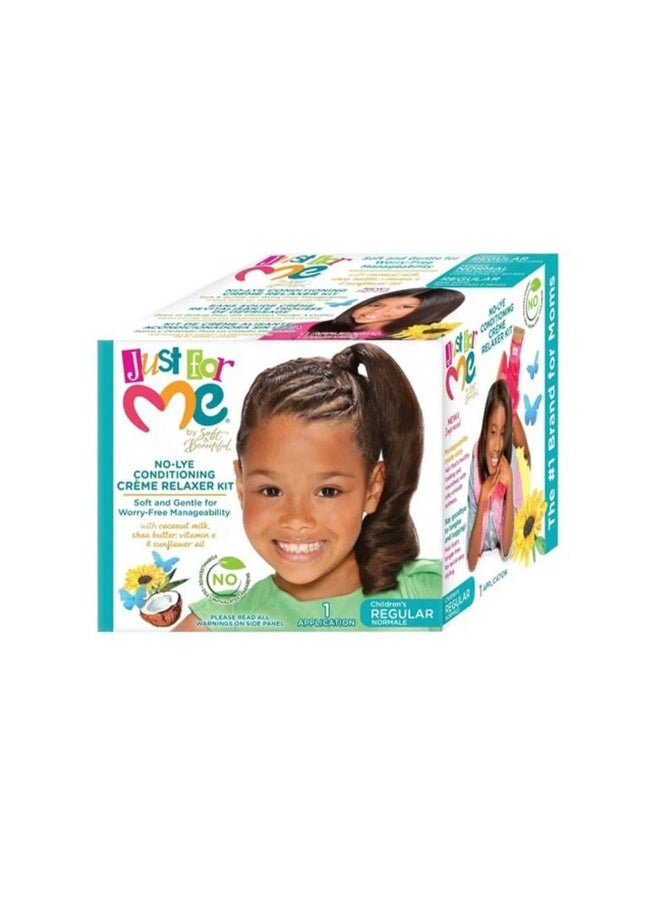 Just for Me No-Lye Regular Conditioning Creme Relaxer Kit