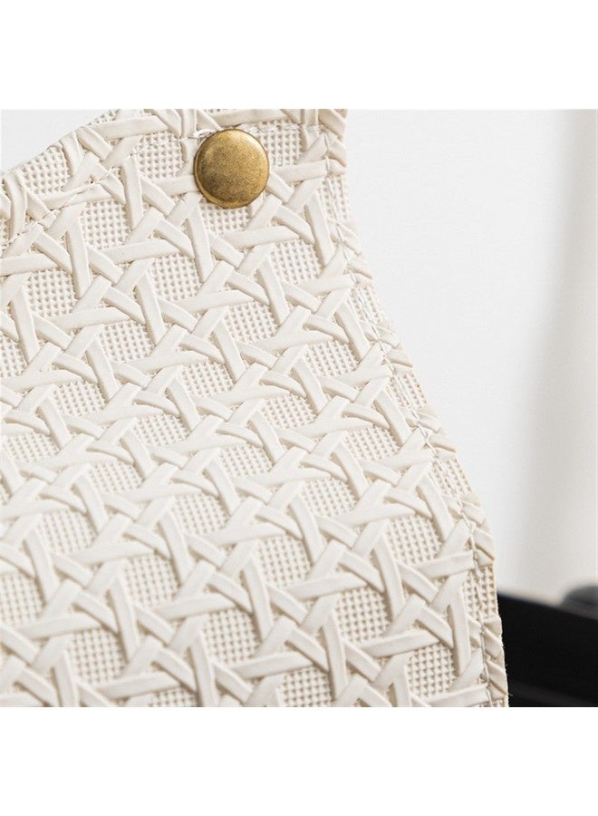 بيوينتي حامل مناديل من الجلد الصناعي، صندوق مناديل لغرفة المعيشة، طاولة شاي، صندوق مناديل من الجلد الصناعي، سطح مكتب المطبخ، حامل مناديل نورديك، صندوق تخزين منزلي، صندوق مناديل (أبيض) - Image 4