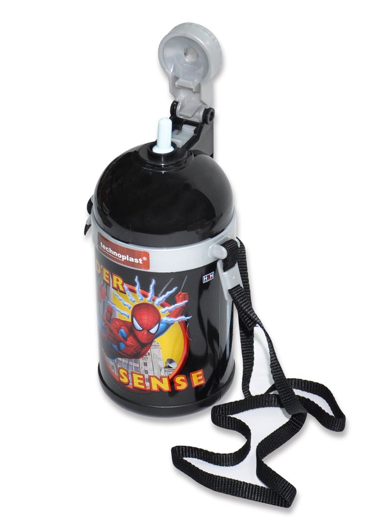 FIS زجاجة ماء سبايدرمان باللونين الأسود والفضي - TGWZSP2S-202 - Image 2