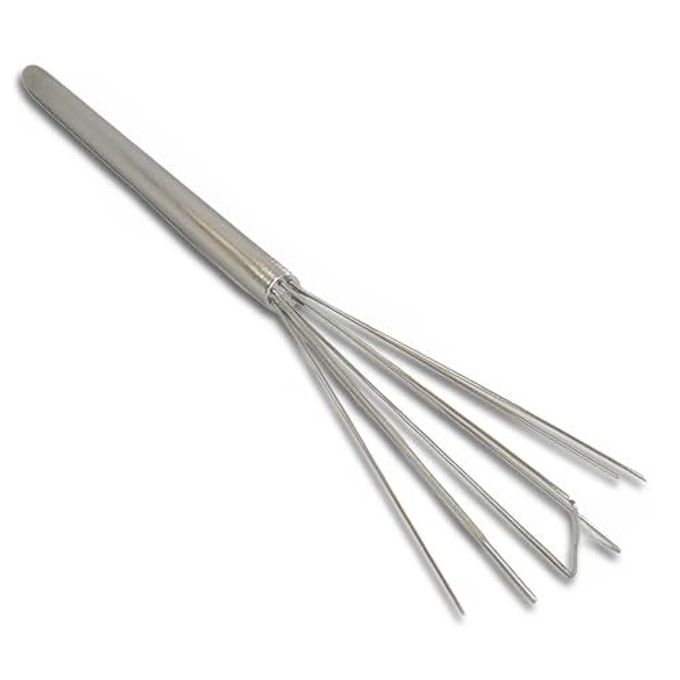 Rattleware Triple-Shape Espresso Whisk  Stainless Steel Portafilter Coffee Whisk, Flat Round Triangular Designs for Coffee Grounds, No Clumps, Specialty Drinks, Barista Tools, Easy Clean