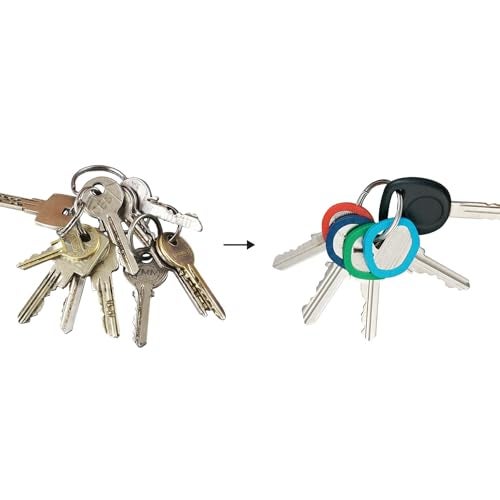 Lucky Line Medium Key Identifiers, Neon, 4 Pack (16706), assorted neon colors - Image 3