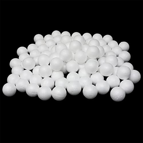 Honbay 100PCS Solid Mini Foam Balls 1 Inch Craft Foam Balls for School Project Ornaments Wedding Decorations Arts and Crafts - Image 1