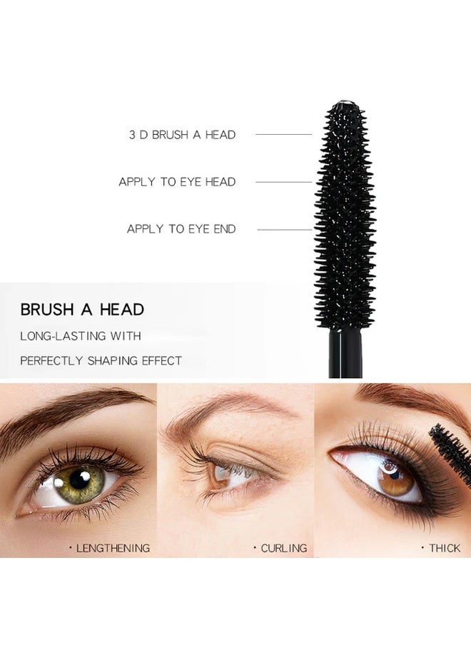 Mascara Waterproof and Non-smudge Thick Black Eyelash Primer