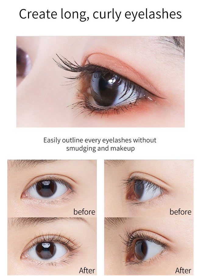 Mascara Waterproof and Non-smudge Thick Black Eyelash Primer