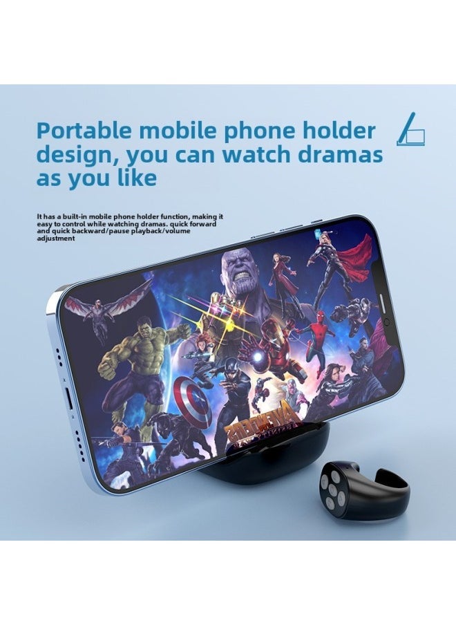 Bluetooth Ring Remote Control Wireless Controller TikTok Kuaishou E-book Ring Remote Control Ring-Color:Skin Color  - Image 3