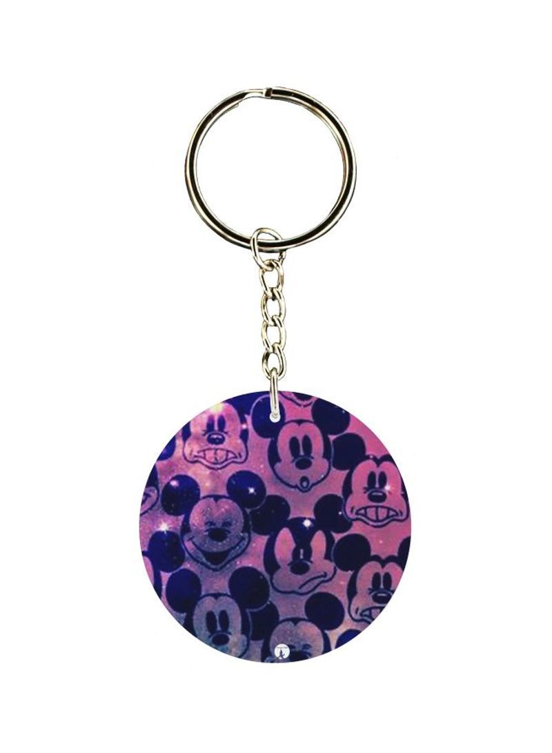 RKN Micky Mouse Printed Single Sided Keychain