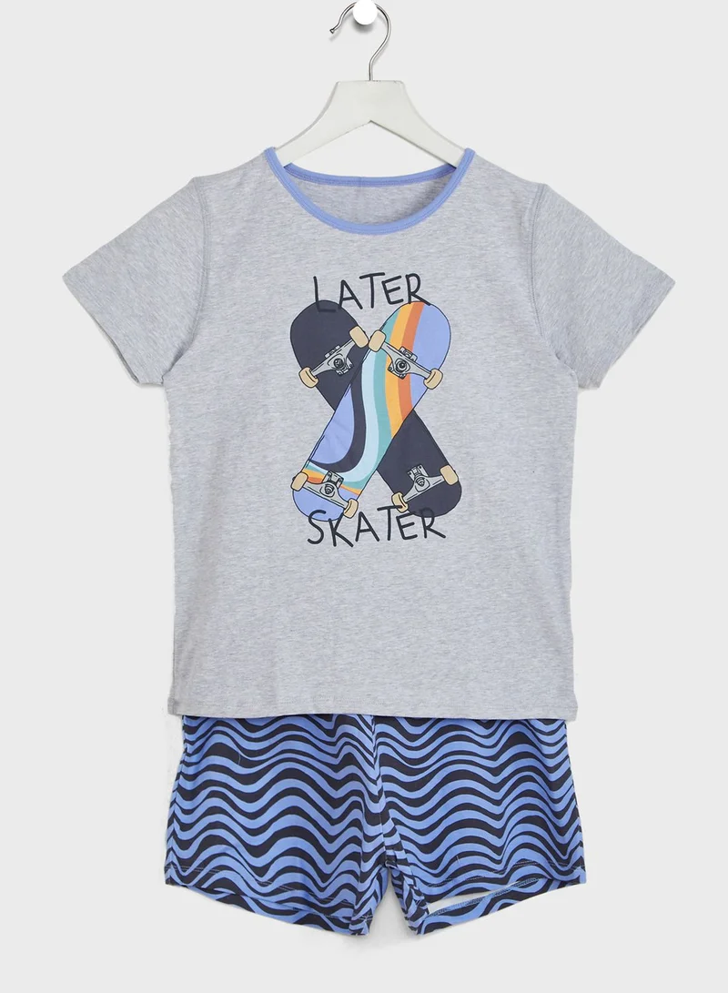 Cotton On Kids Graphic Pyjama Set