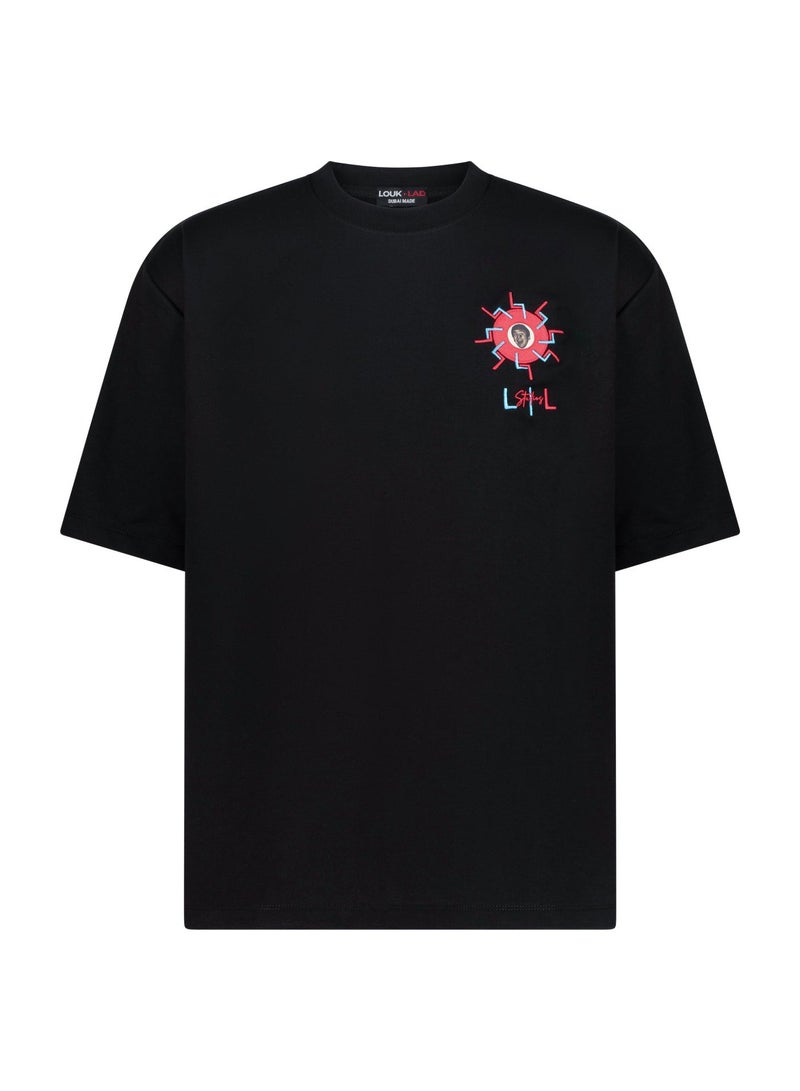 LOUKLAD Unlock The Vision Oversized Spandex Tee - Image 4