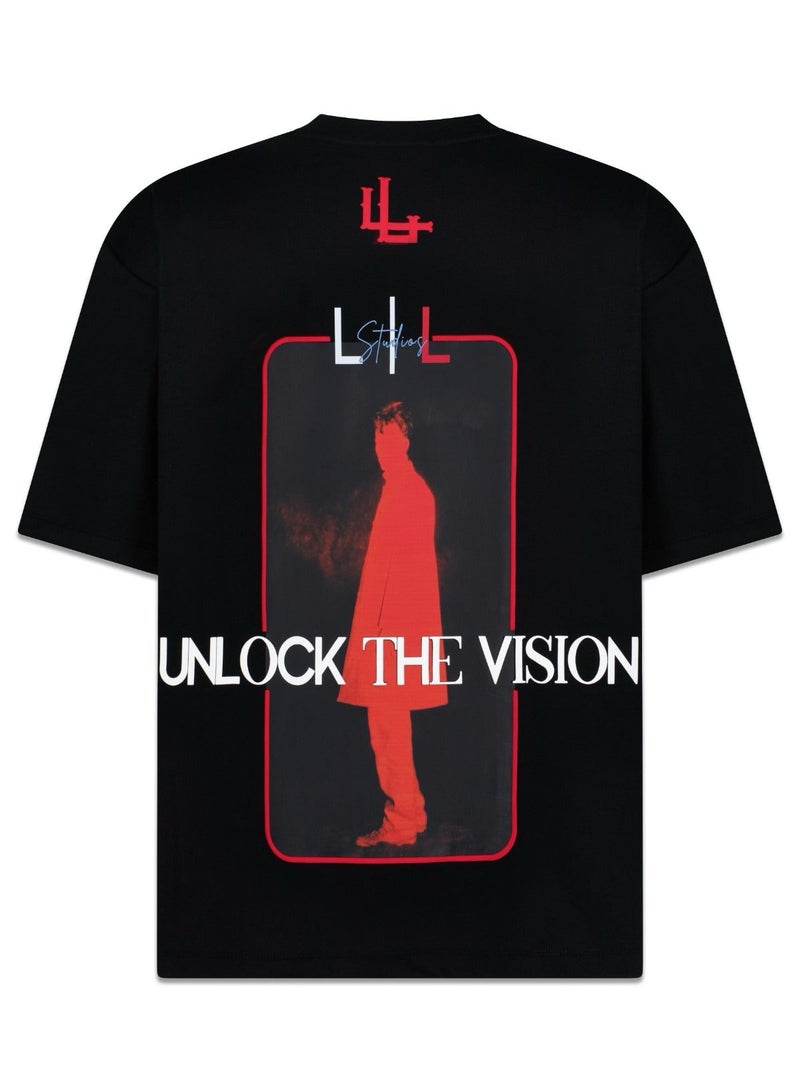 LOUKLAD Unlock The Vision Oversized Spandex Tee - Image 5