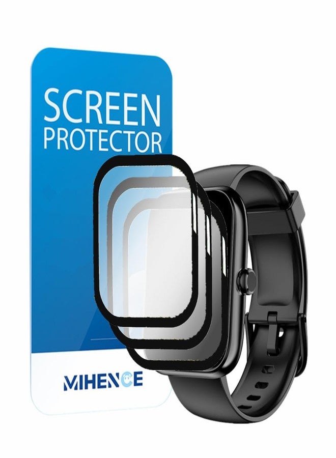 MIHENCE Screen Protector Compatible for Mikego/SENBONO IDW25 Smartwatch, 3D Full Screen Coverage PMMA Protective Film for IDW25 1.83'' Smart Watch (3 PCS) - Image 1