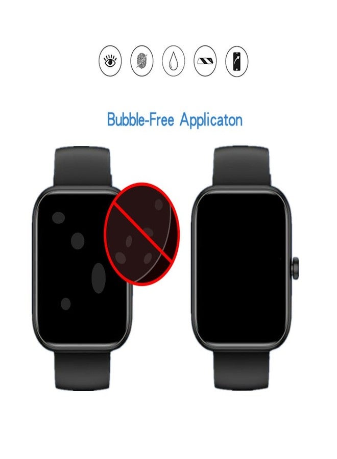 MIHENCE Screen Protector Compatible for Mikego/SENBONO IDW25 Smartwatch, 3D Full Screen Coverage PMMA Protective Film for IDW25 1.83'' Smart Watch (3 PCS) - Image 2