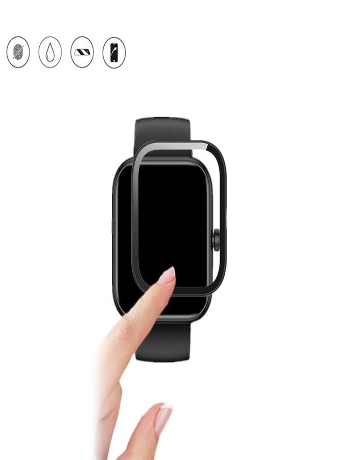 MIHENCE Screen Protector Compatible for Mikego/SENBONO IDW25 Smartwatch, 3D Full Screen Coverage PMMA Protective Film for IDW25 1.83'' Smart Watch (3 PCS) - Image 4