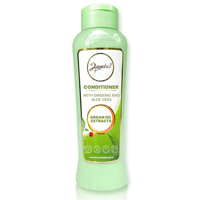 ANYELUZ Anyeluz Aloe Vera Conditioner, Enhances Hair Condition Leaving it Silky, Revitalized, and Easy to Comb, Recommended for All Hair Types 