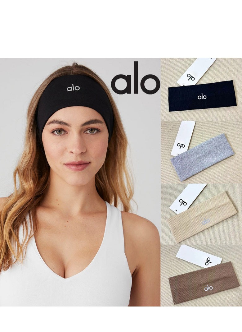alo Running Hair Bands For Women, Girls' Sport Headbands, Sweat Bands for Sweat-Wicking, Soft Head Bands for Sports, Yoga  - Image 2