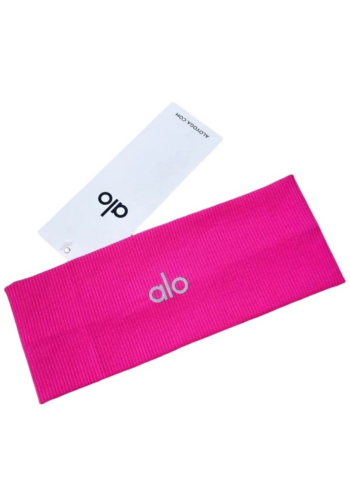 alo Running Hair Bands For Women, Girls' Sport Headbands, Sweat Bands for Sweat-Wicking, Soft Head Bands for Sports, Yoga  - Image 1