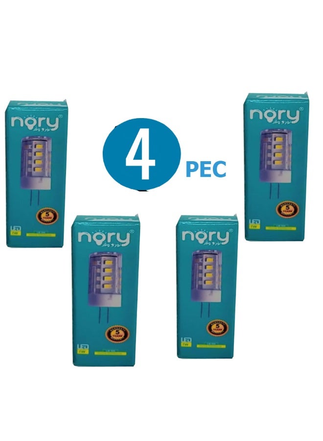 7W LED light bulb, 4 pieces
