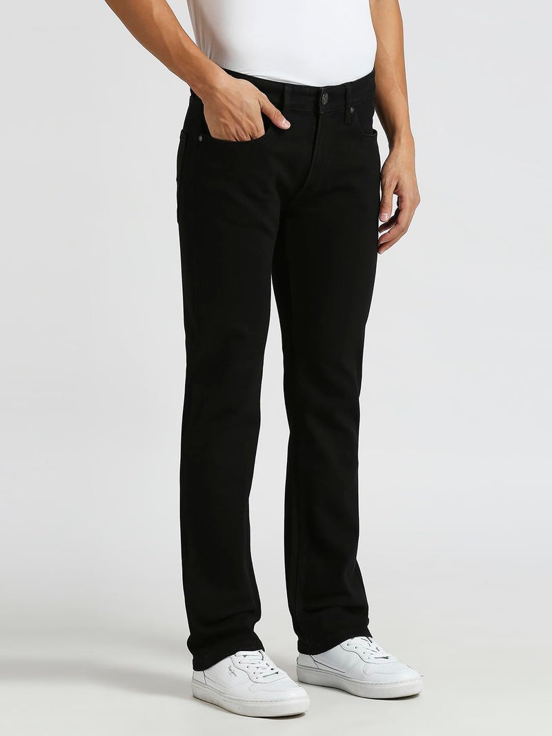 Pepe Jeans Men Mid Rise Regular Jeans (PM207712S913_Jet Black, 36 - Image 3