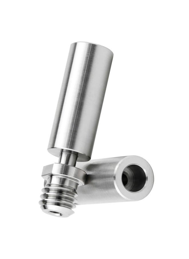 POLISI3D 2pcs All Metal Ender 3 Titanium Heat Break Thermal Barrel Tube Heatbreak Upgrade for Creality 3D Printer CR10,S4 S5, CR10S, Ender3 V2, Ender 3 pro, CS3 Hotend use (Upgrade TC4 All Metal Version) - Image 2