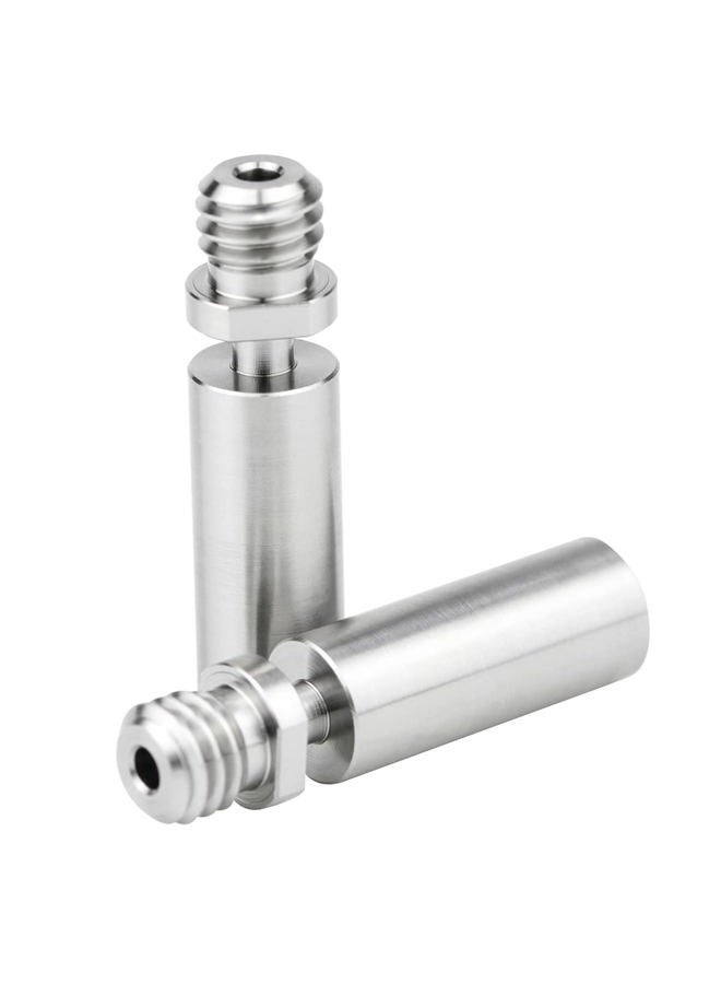 POLISI3D 2pcs All Metal Ender 3 Titanium Heat Break Thermal Barrel Tube Heatbreak Upgrade for Creality 3D Printer CR10,S4 S5, CR10S, Ender3 V2, Ender 3 pro, CS3 Hotend use (Upgrade TC4 All Metal Version) - Image 1