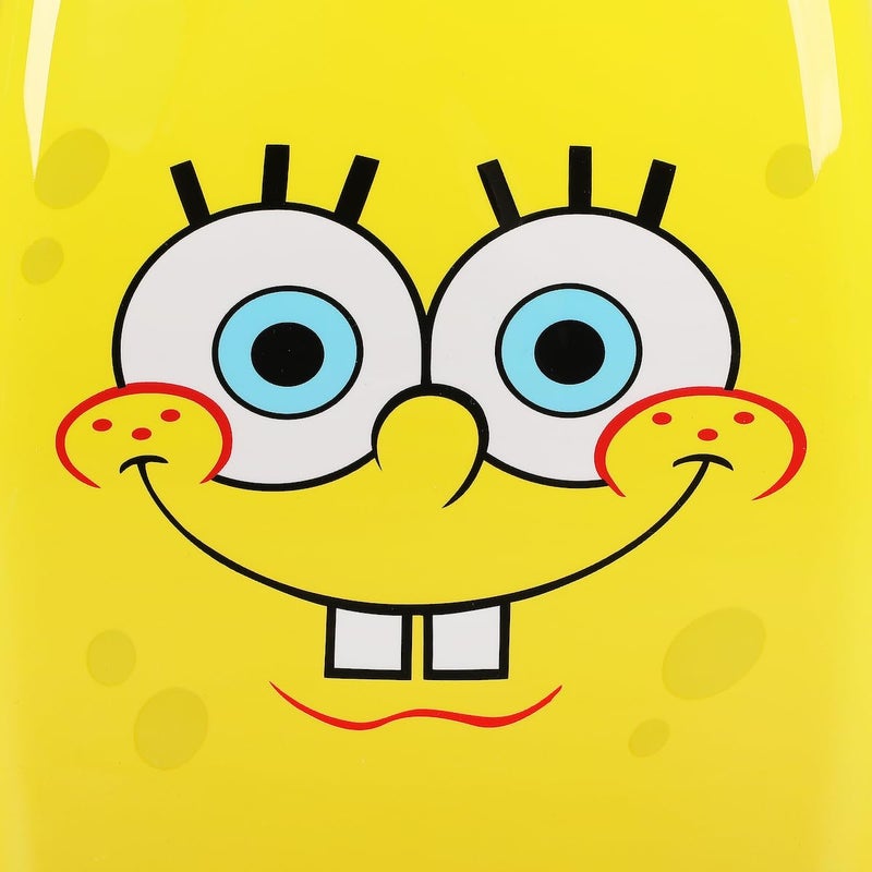 Bioworld Spongebob Squarepants Face 16.5" Youth 2-Wheel Luggage - Image 5