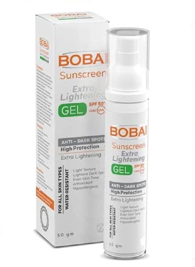 bobai - SunScreen Extra Lightening Gel Anti Dark Spots High Protection For all Skin Type 50gm - Image 1