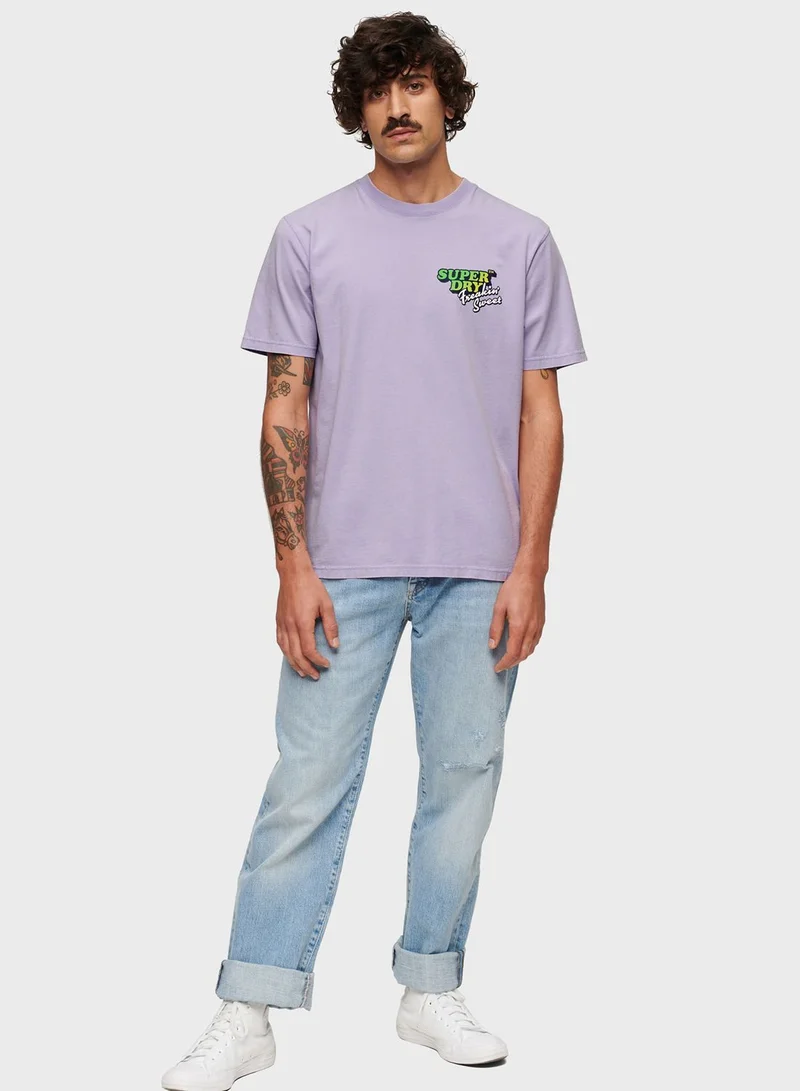 Superdry Graphic Print Crew Neck T-Shirt