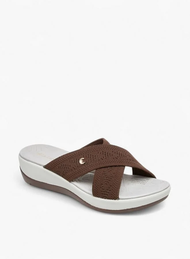 Le Confort Women Cross Strap Comfort Sandals