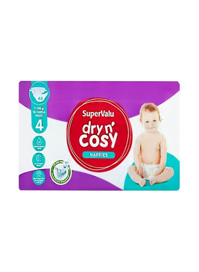 Nappies Size 4 Maxi - 48 nappies