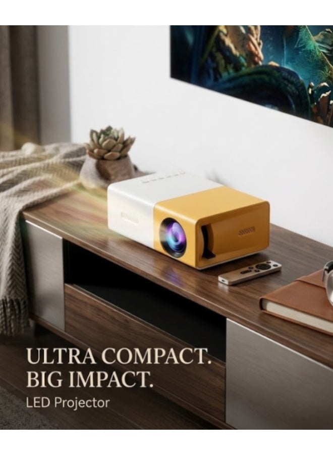 Home and outdoor cinema projector - High definition with modern multi-color lighting technology - Image 3