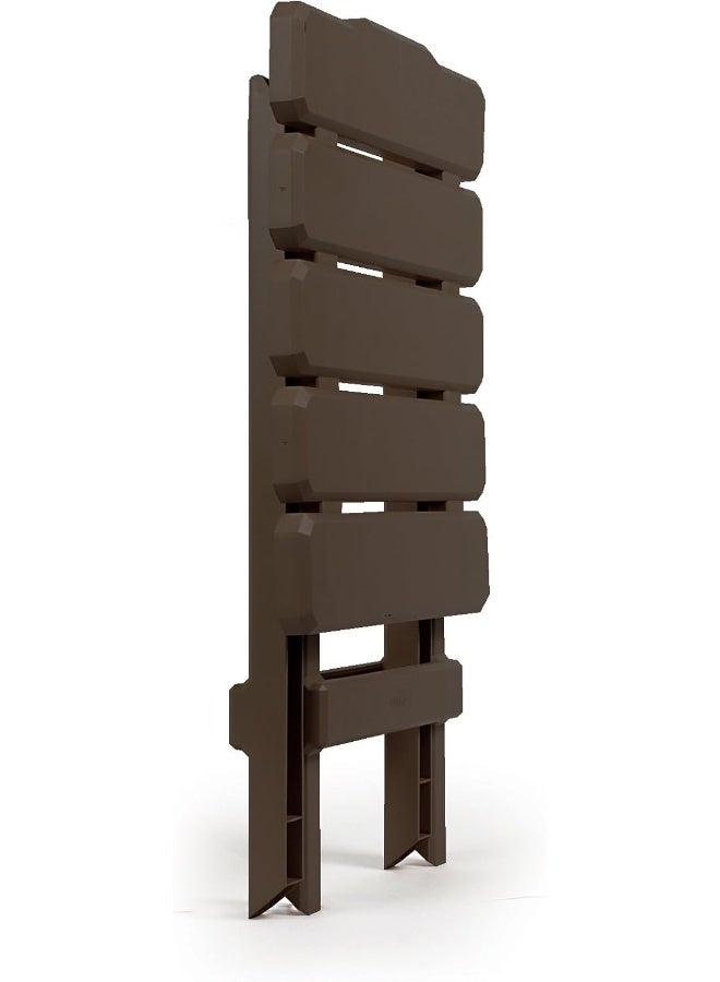 Camco Camco 21044 Small Quick-Folding Adirondack Table, Plastic, Mocha  - Image 1