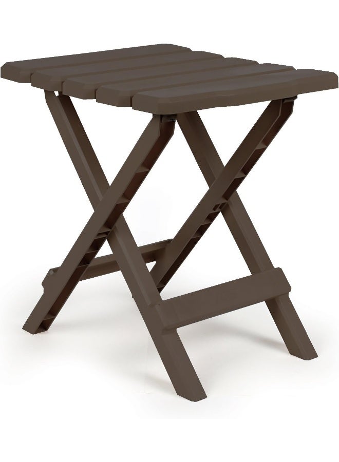 Camco Camco 21044 Small Quick-Folding Adirondack Table, Plastic, Mocha  - Image 3