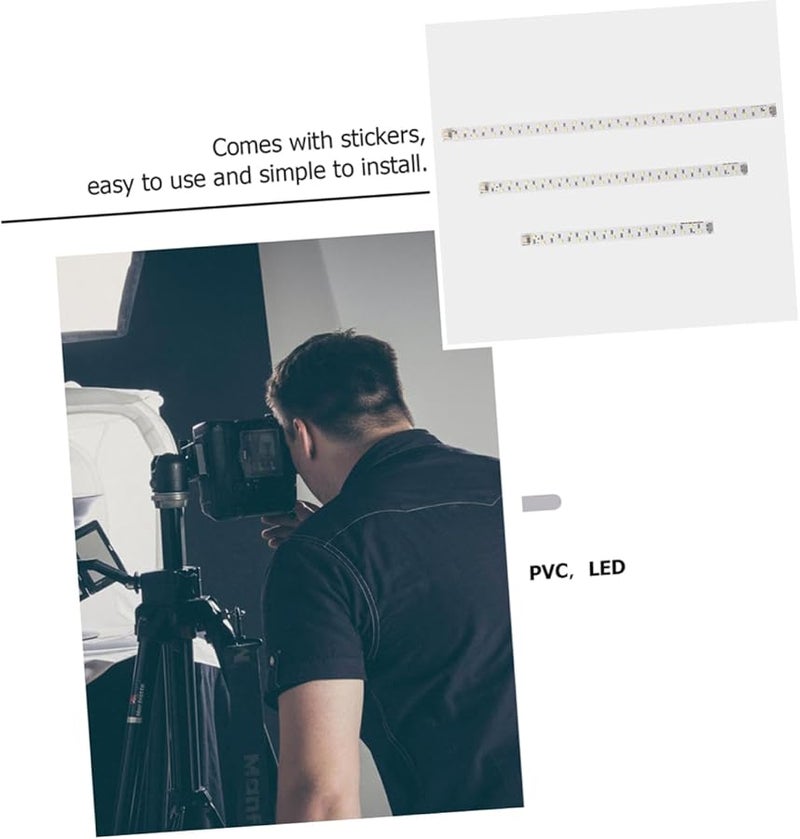 2Pcs 20cm LED Light Bars Portable Softbox Lighting for Product Photography - Image 3