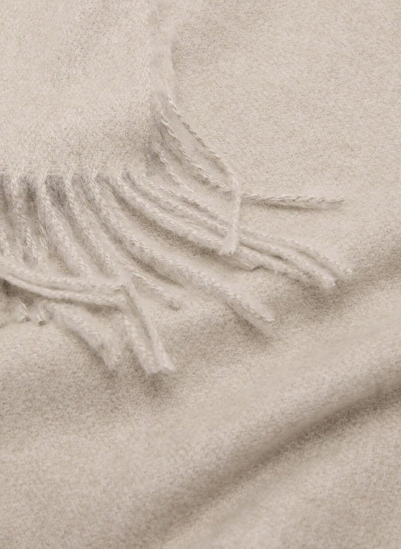 MANGO Fringed edge scarf - Image 2